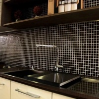 Мозаика из стекла MK25109 Black