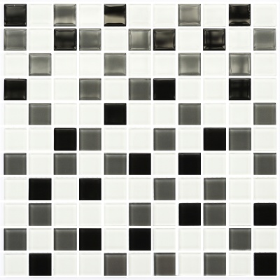 Мозаика керамическая Kotto Ceramica GM 4034 C3 gray m/gray w/white    300 х 300 х 4   ( 25 х 25 )
