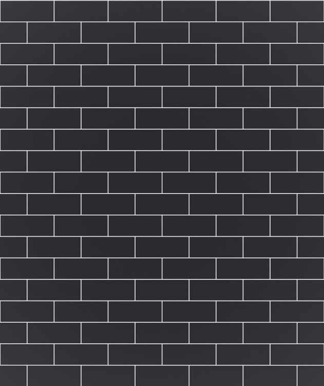 Мозаїка керамічна Kotto Ceramica BRICK B 6022 Grafit Black 300x300х9 (48х124) 0,075 м2