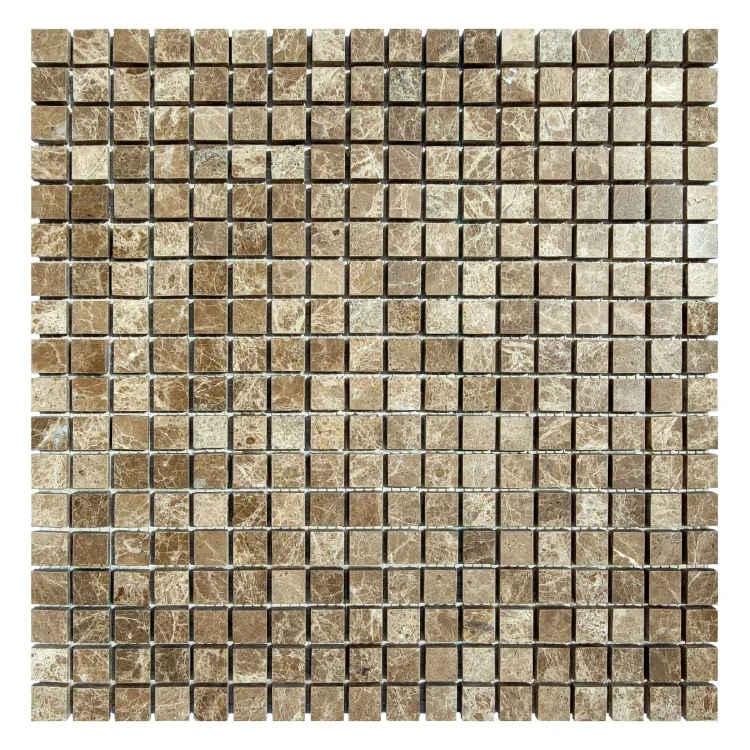 Мозаика из мрамора Полированная МКР-4П (15x15) Emperador Light
