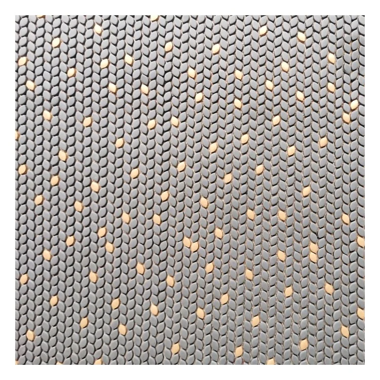Мозаїка Mozaico De Lux V-Mos VJB-211 Grey&Gold 29,7х31,5 см