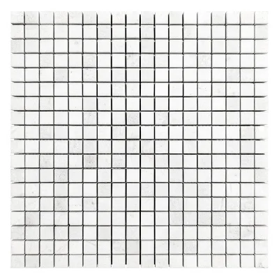 Мозаїка з мармуру Полірована МКР-4П (15x15) White Mix