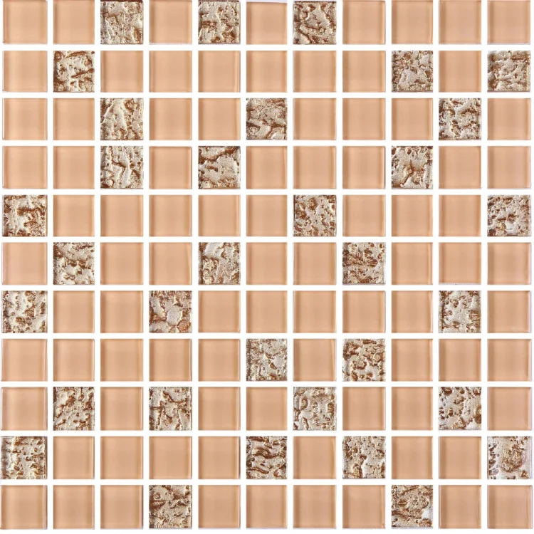 Мозаїка керамічна Kotto Ceramica GM 8003 C2 Beige gold S1/Beige white/300 х 300 х 8 ( 25 х 25 )