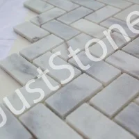 Мозаика из мрамора Полированная МКР-5П (47x23) White Mix