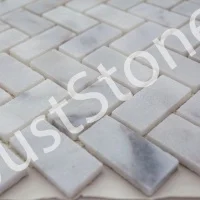 Мозаика из мрамора Полированная МКР-5П (47x23) White Mix