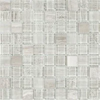 Мозаика стеклянная V-MOS MJ3029 Mozaico De Lux