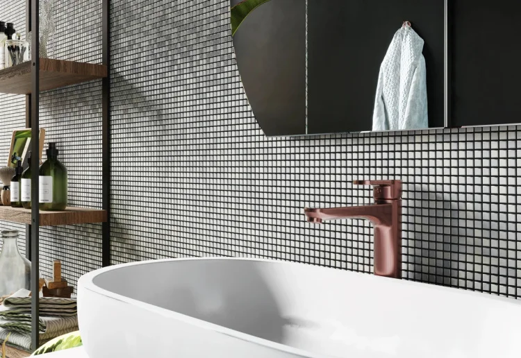 Мозаика из керамогранита Kotto Ceramica MI7 10100602C Grigio Freddo 300 x 300 х 10   ( кубик 10 x 10 )