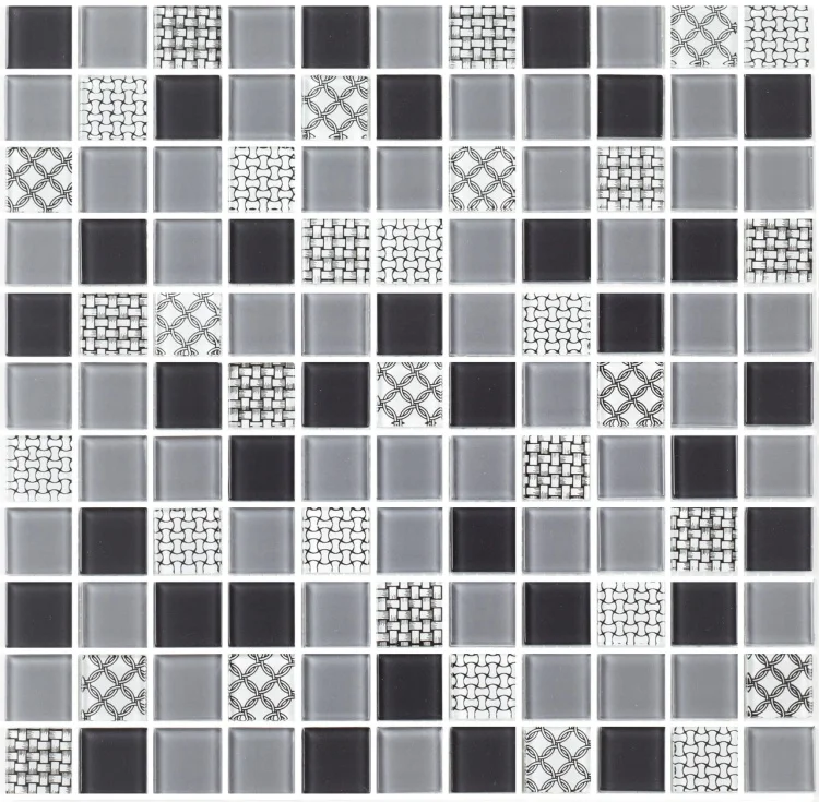 Мозаїка керамічна Kotto Ceramica GM 4053 C3 Gray m/Gray w/Structure 300 х 300 х 4 ( 25 х 25 )