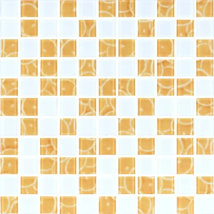 Мозаика стеклянная Kotto Ceramica GMP 0425040 С2 print 25/white mat  300 x 300 х 4    ( 25 х 25 )