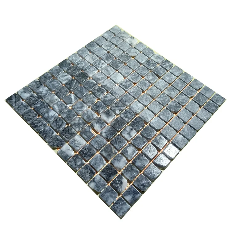 Мозаика из мрамора Матовая МКР-2СВА (23x23) Black