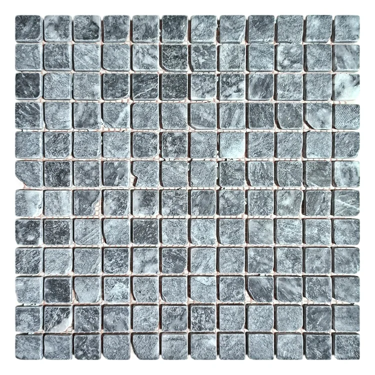 Мозаика из мрамора Матовая МКР-2СВА (23x23) Black