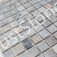 Мозаїка з мармуру Матова МКР-2СВ (23x23) Grey Mix