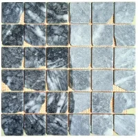 Мозаїка з мармуру Матова МКР-3СВА (47x47) Black