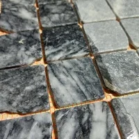 Мозаїка з мармуру Матова МКР-3СВА (47x47) Black