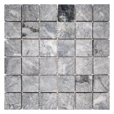 Мозаїка з мармуру Матова МКР-3СН (47x47) Black