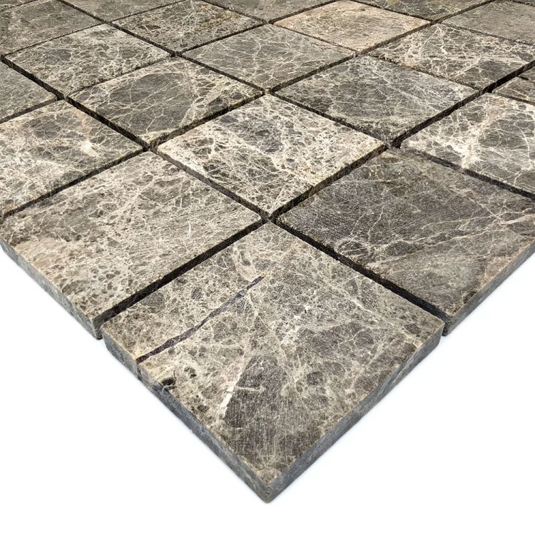Мозаїка із мармуру Матова МКР-3СН (47x47) Emperador Medium