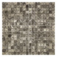Мозаика из мрамора Полированная МКР-4П (15x15) Emperador Medium