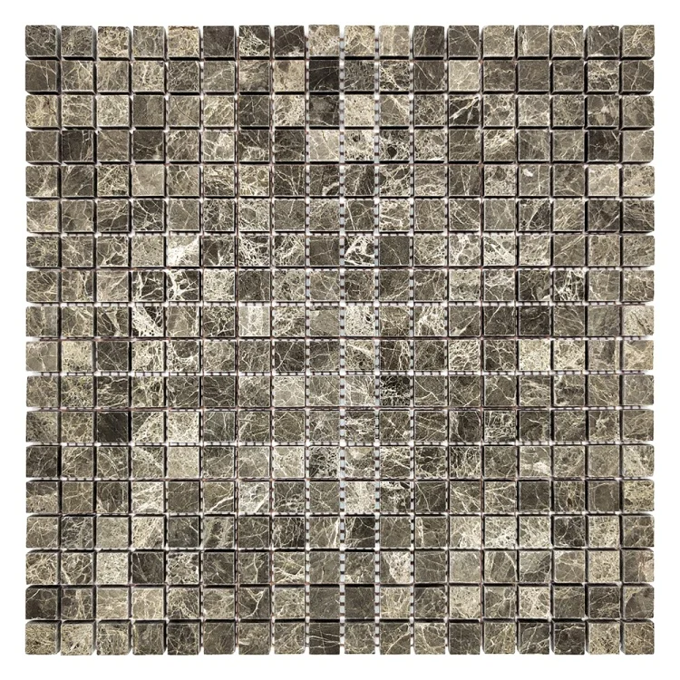 Мозаика из мрамора Полированная МКР-4П (15x15) Emperador Medium
