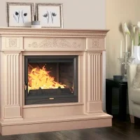 Портал для каміна Bravo Туніс Crema Marfil бежевий мармур кутовий