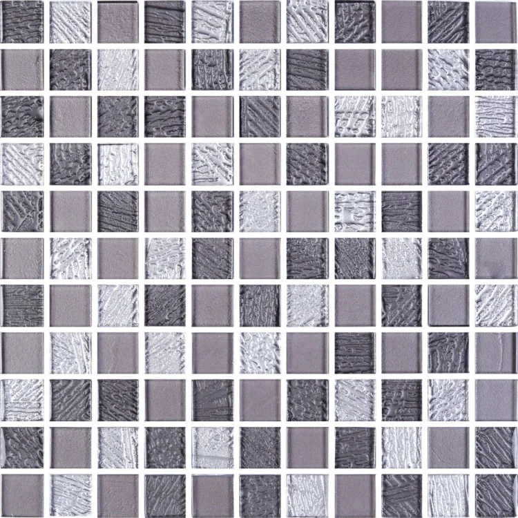 Мозаика керамическая Kotto Ceramica GM 8009 C3 Grey Dark/Grey m/Grey w S5  300 х 300 х 8   ( 25 х 25 )