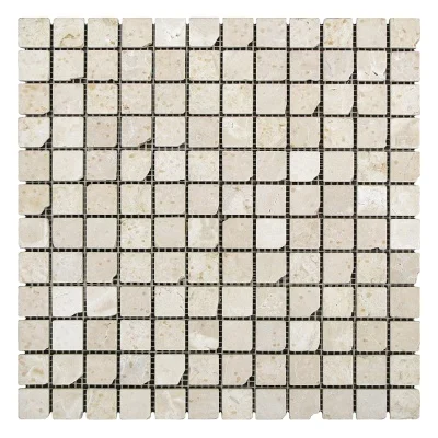 Мозаїка з мармуру Матова МКР-2СВА (23x23) Beige Mix