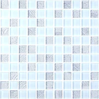 Мозаїка керамічна Kotto Ceramica GM 8015 C2 Silver S5/White/300 х 300 х 8 ( 25 х 25 )
