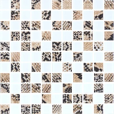 Мозаїка скляна Kotto Ceramica GMP 0825037 С2 print 38/white mat 300 x 300 х 8 ( 25 х 25 )