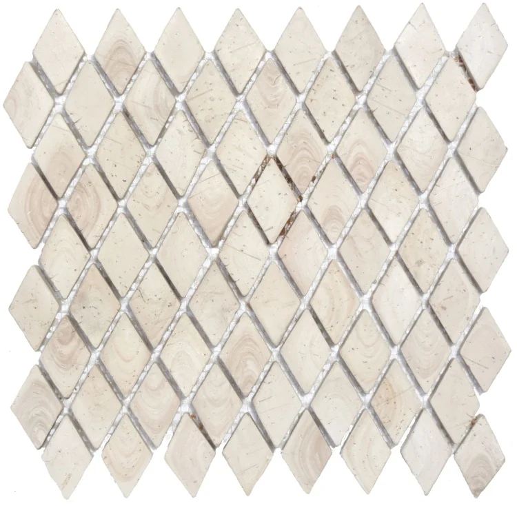 Мозаїка з керамограніту Kotto Ceramica MI7 30500304C Beige 300 x 300 х 10 (ромб 30 x 50)