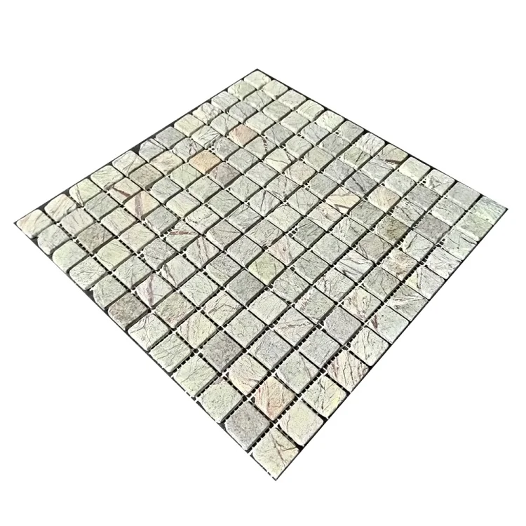 Мозаїка з мармуру Матова МКР-2СВА (23x23) Bidasar Green