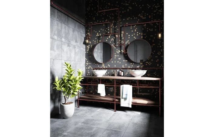 Мозаика стеклянная Kotto Ceramica GMP 0825042 С2 print 41/black    300 x 300 х 8   ( 25 х 25 )