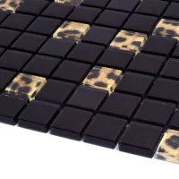Мозаика стеклянная Kotto Ceramica GMP 0825042 С2 print 41/black    300 x 300 х 8   ( 25 х 25 )
