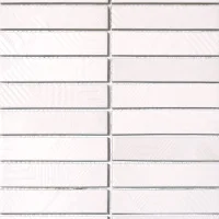 Мозаїка керамічна Kotto Ceramica Kit Kat KST 6024 White 252x300х9 (23х124)