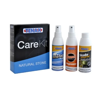 Набор Tenax Care Kit Natural Stone 3х150 мл для защиты и ухода за изделиями из камня мрамора гранита