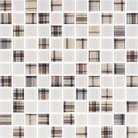 Мозаика стеклянная Kotto Ceramica GMP 0825052 С2 print 47/beige w41    300 x 300 х 8   ( 25 х 25 )