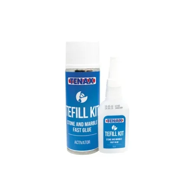 Клей цианакрилатный Tenax Tefill Kit прозрачный 50 мл жидкий суперклей для мгновенного склеивания и ремонта