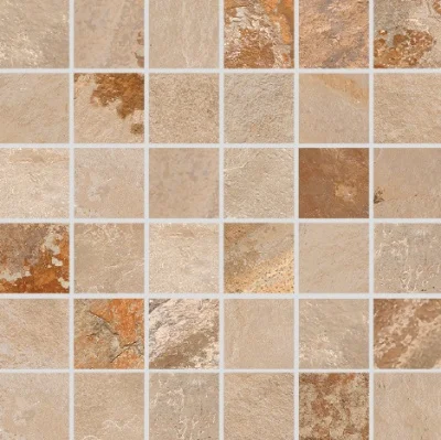 Мозаика Zeus Ceramica MQCXST4B Slate Multibeige Mosaic 30x30