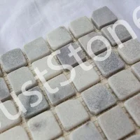 Мозаїка з мармуру Матова МКР-2СВА (23x23) White Mix