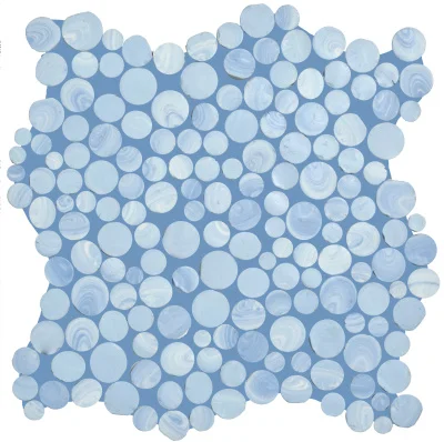 Мозаика из керамогранита Kotto Ceramica MI7 14300719C Lapislazzuli  300 x 300 х 10 (круг d 14-30)
