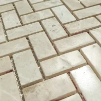 Мозаика из мрамора Матовая МКР-5СВ (47x23) Victoria Beige MB