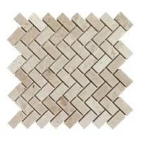Мозаика из мрамора Матовая МКР-5СВ (47x23) Victoria Beige MB