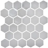 Мозаика керамическая Kotto Ceramica HEXAGON H 6019 Silver  295 х 295 х 9