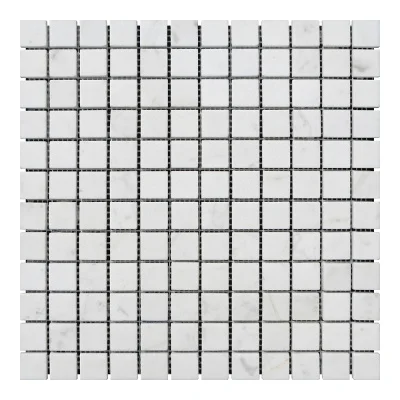 Мозаїка з мармуру Матова МКР-2СН (23x23) White Mix