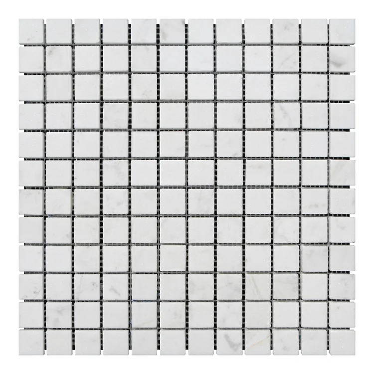 Мозаика из мрамора Матовая МКР-2СН (23x23) White Mix