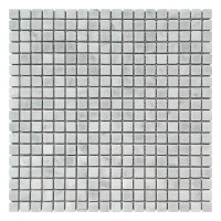Мозаика из мрамора Матовая МКР-4СВ (15x15) White BI