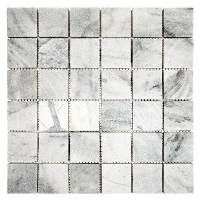 Мозаїка з мармуру Матова МКР-3СН (47x47) White Mix
