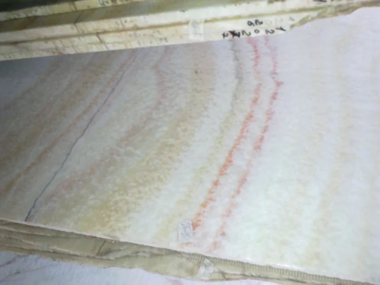 ONYX Yellow & Red, Слэб оникса (сляб) 20мм