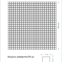 Мозаика из керамогранита Kotto Ceramica MI7 1010040605C Oltremare 300x300х4 (10x10)