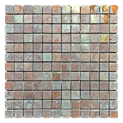 Мозаїка з мармуру Матова МКР-2СВ (23x23) Terracotta Mix