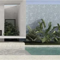 Мозаїка Vidrepur 7104 Oasis Grey Malla 25X25