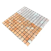 Мозаика из мрамора Матовая МКР-2СВА (23x23) Terracotta Mix